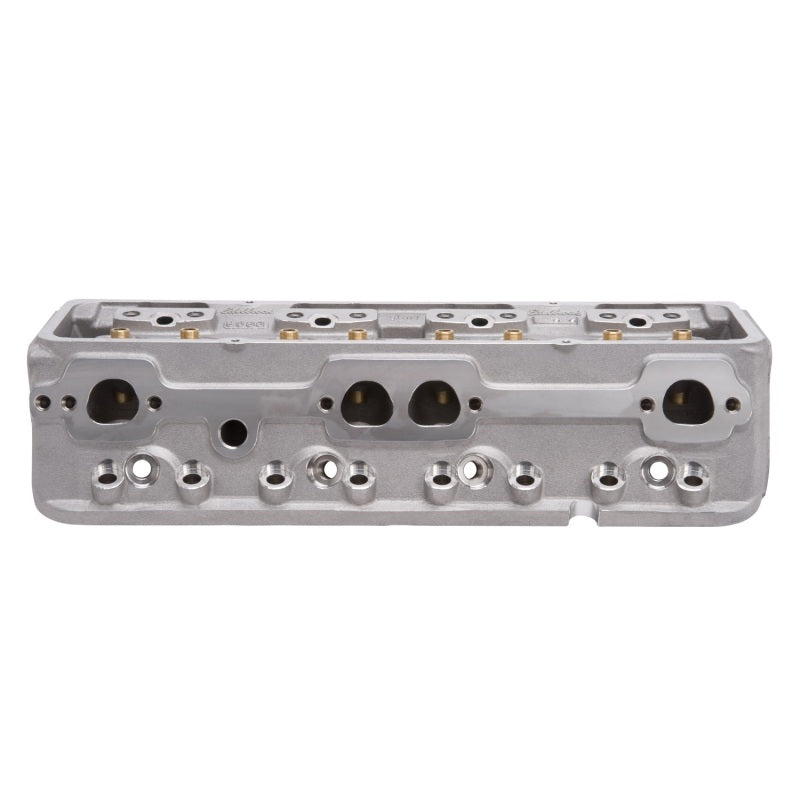 Edelbrock Cyl Head SBC Nhra Legal 64cc Angled Plug Bare Single-thumbmail-9