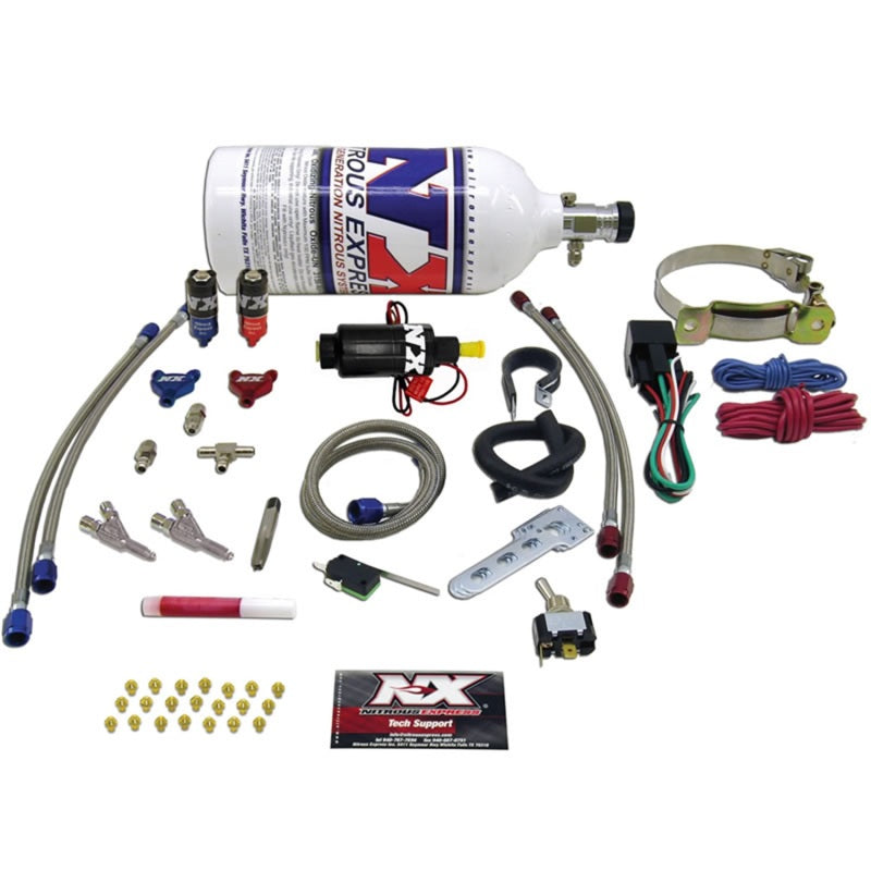 Nitrous Express 2 Cyl Vortech Nitrous Kit w/2.5lb Bottle-thumbmail-2