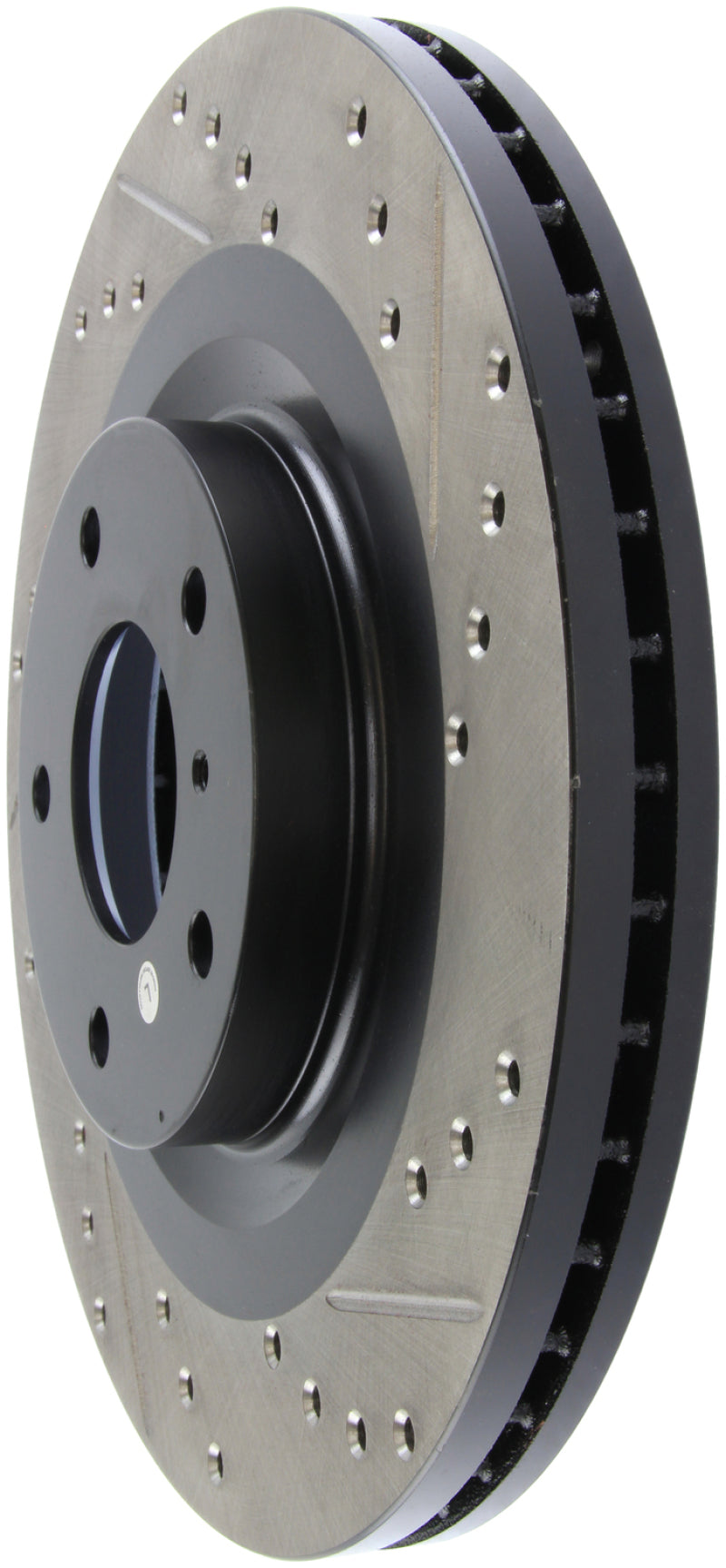 StopTech 06-07 350Z / 05-07 G35 exp Sport/ 06-07 G35X SportStop Slotted & Drilled Front Left Rotor-thumbmail-7