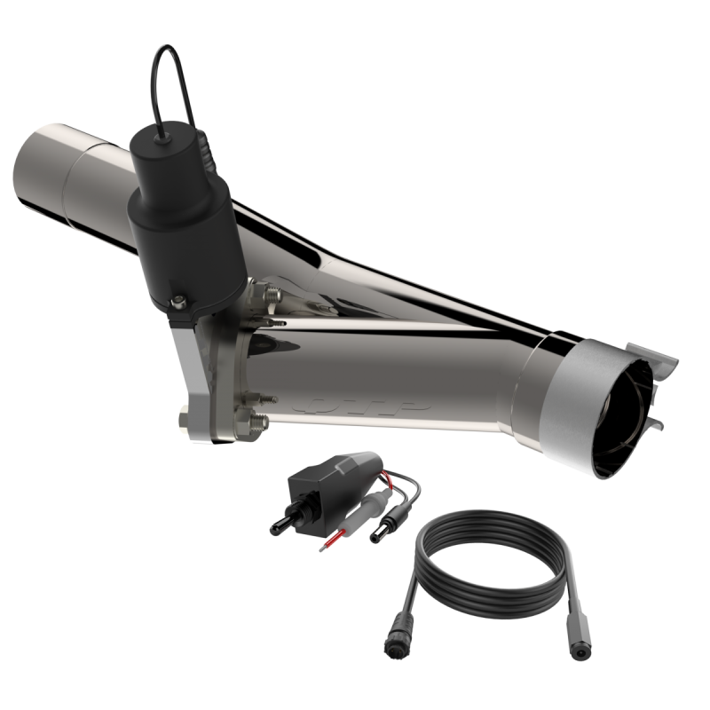 QTP 19-20 Ford Ranger 2.3L 4DR (127in Wheel Base) 2.5in 304SS Aggressor Cutout Mid Pipe-thumbmail-2
