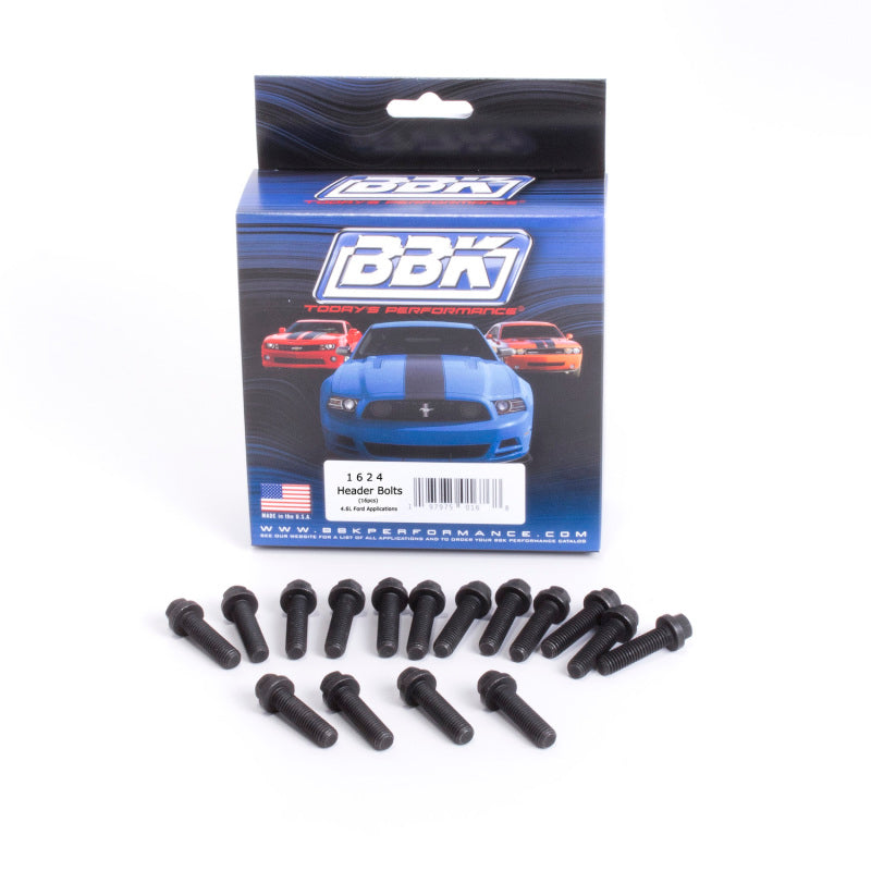 BBK Ford Modular 4.6 5.4 Exhaust Header Bolts 8mm 1.25 x 30mm (16)-thumbmail-1