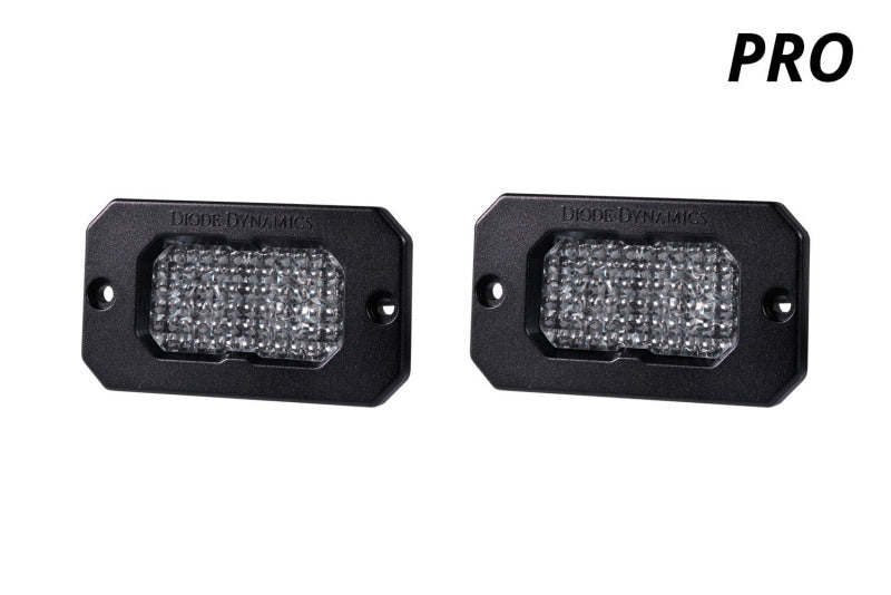 Diode Dynamics Stage Series 2 In LED Pod Pro - White Flood Flush RBL (Pair)-thumbmail-3