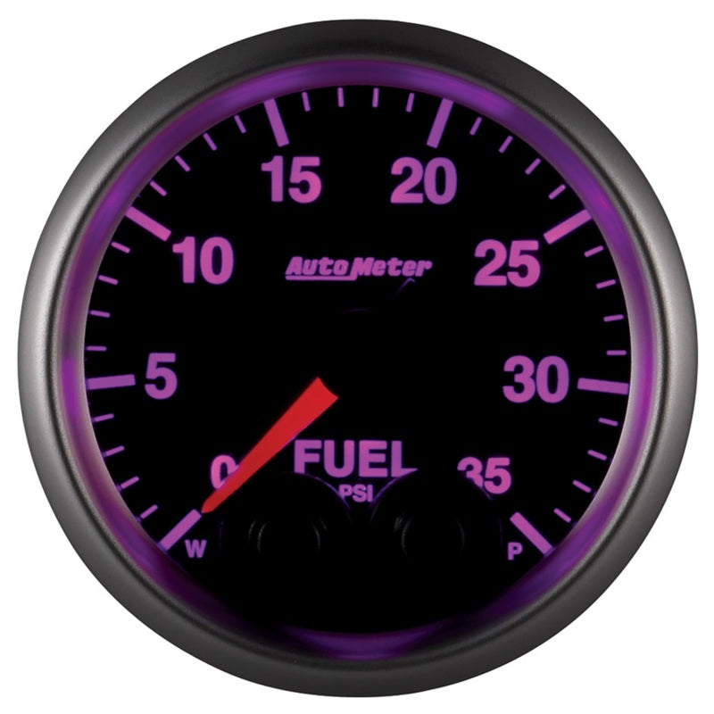 Autometer Elite 2-1/16in 0-35 PSI Fuel Pressure Stepper Motor w/ Peak & Warn-thumbmail-4