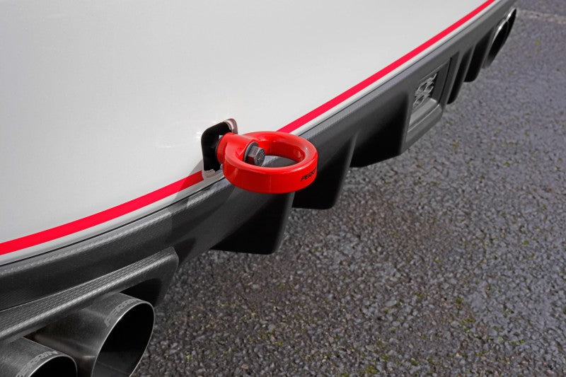 Perrin 15-19 Subaru WRX/STI Tow Hook Kit (Rear) - Red-thumbmail-3