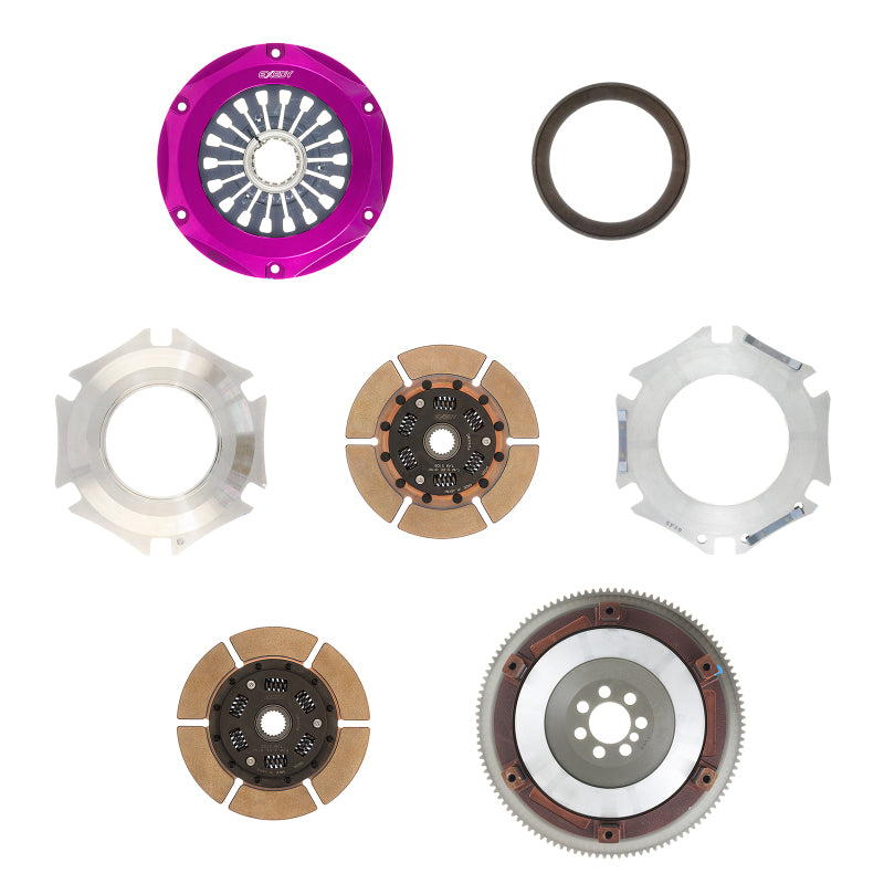 Exedy 2008-2015 Mitsubishi Lancer Evolution GSR L4 Hyper Twin Cerametallic Clutch Sprung Disc-thumbmail-3