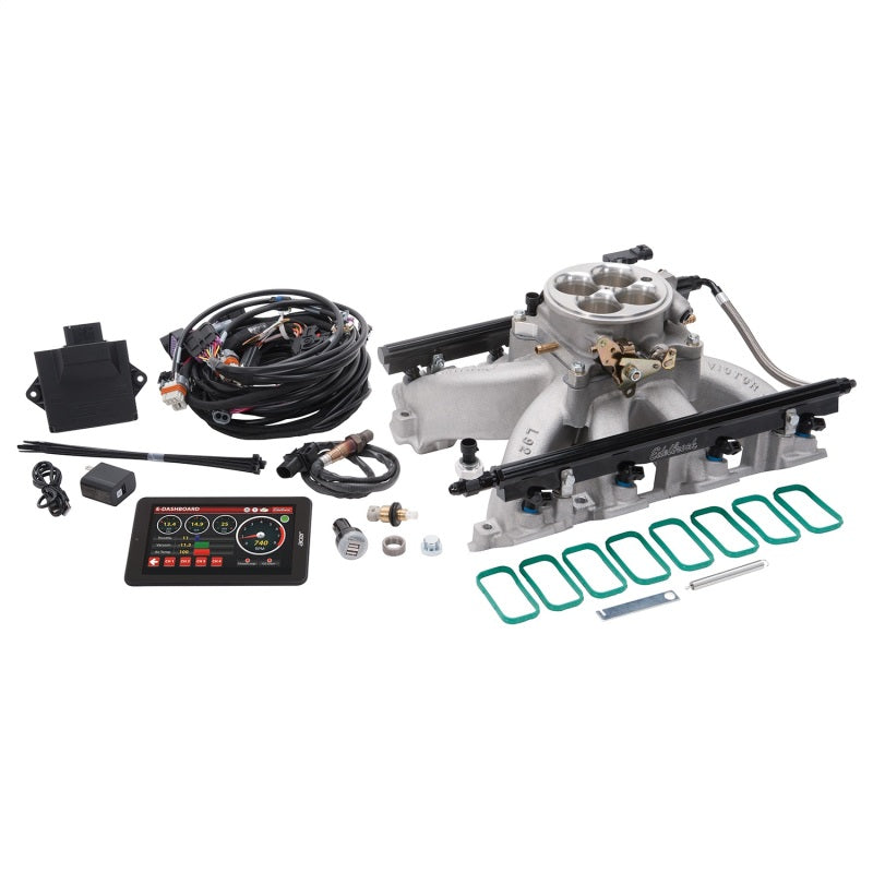 Edelbrock Pro Flo 4 EFI System Seq Port LS Gen III/IV Victor Jr Rect Port 550 HP Max 35lb/hr-thumbmail-2