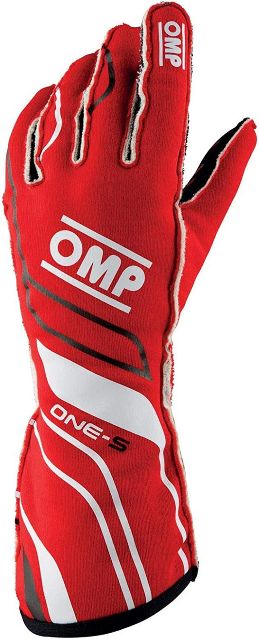 OMP One-S Gloves Red - Size L Fia 8556-2018
