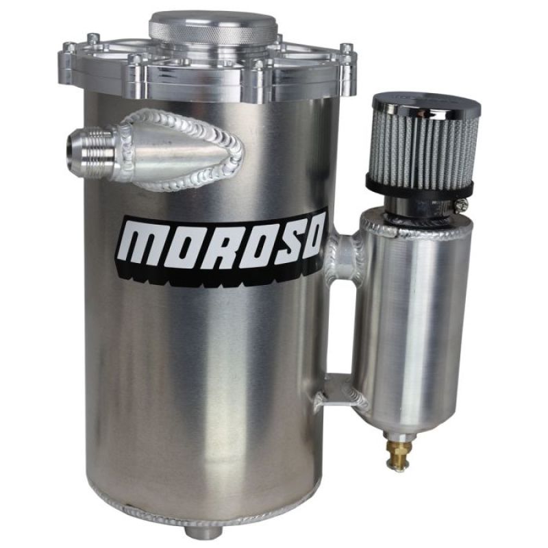 Moroso 15in Tall 7in Dia 6qt Dry Sump Tank w/Breather Tank-thumbmail-1