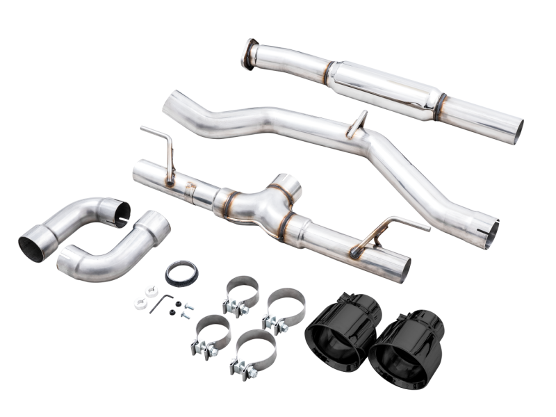 AWE Subaru BRZ / Toyota GR86 / Toyota 86 Track Edition Cat-Back Exhaust- Diamond Black Tips-thumbmail-6