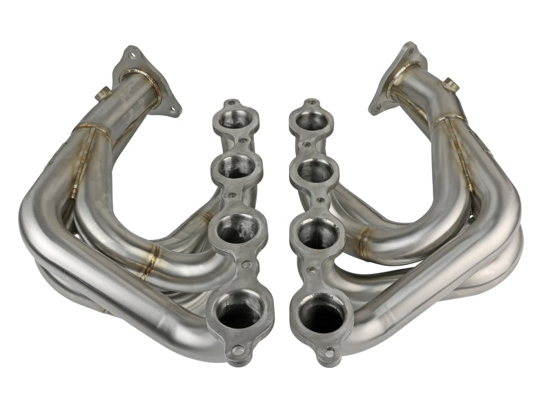 aFe Twisted 304SS Header 2020 Chevy Corvette (C8) 6.2L V8 - Brushed-thumbmail-8