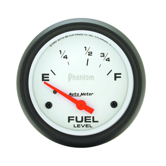 AutoMeter Gauge Fuel Level 2-5/8in. 73 Ohm(e) to 10 Ohm(f) Elec Phantom