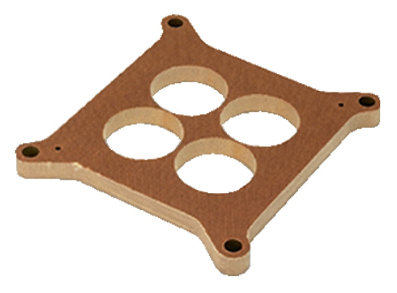Moroso 4150/4160 Carburetor Spacer - 4 Hole Plenum - 1/2in - Phenolic-thumbmail-1