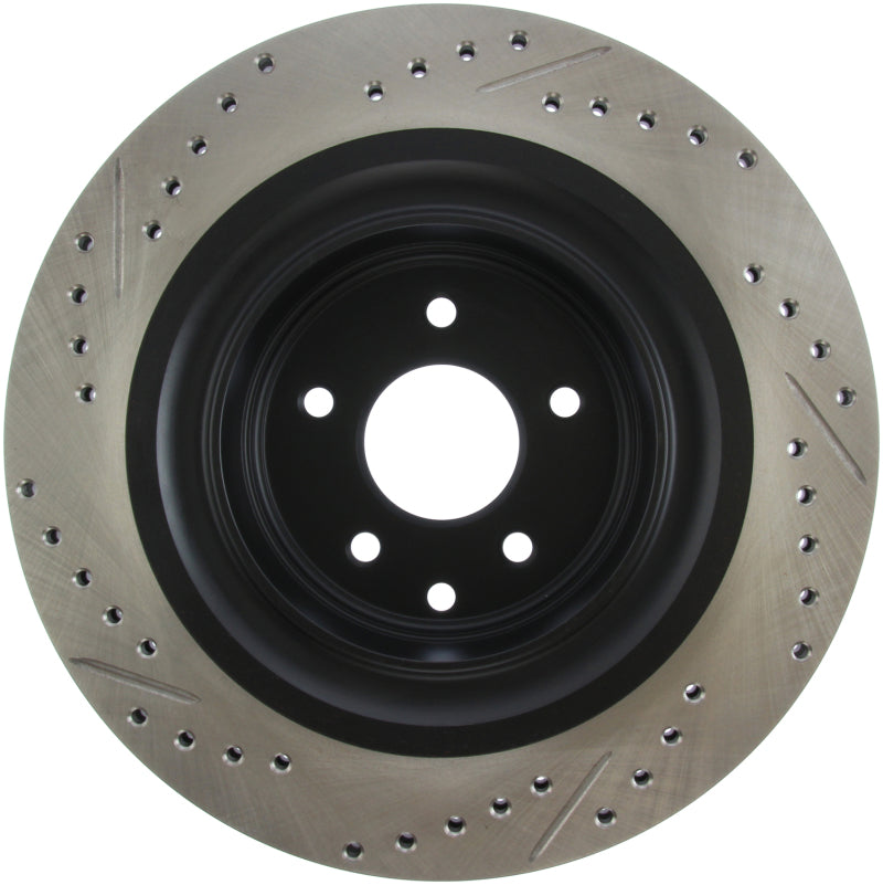 StopTech Infiniti G37 / Nissan 370Z SportStop Slotted & Drilled Rear Left Rotor-thumbmail-5