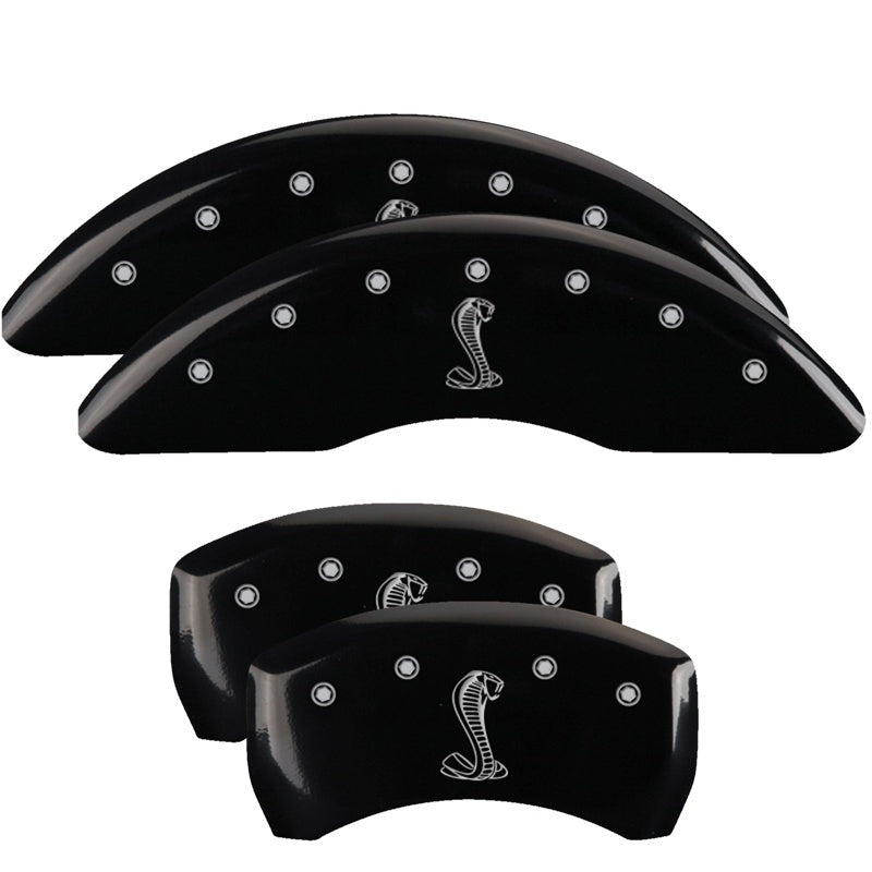MGP Rear set 2 Caliper Covers Engraved Rear Tiffany Snake Yellow finish black ch-thumbmail-2