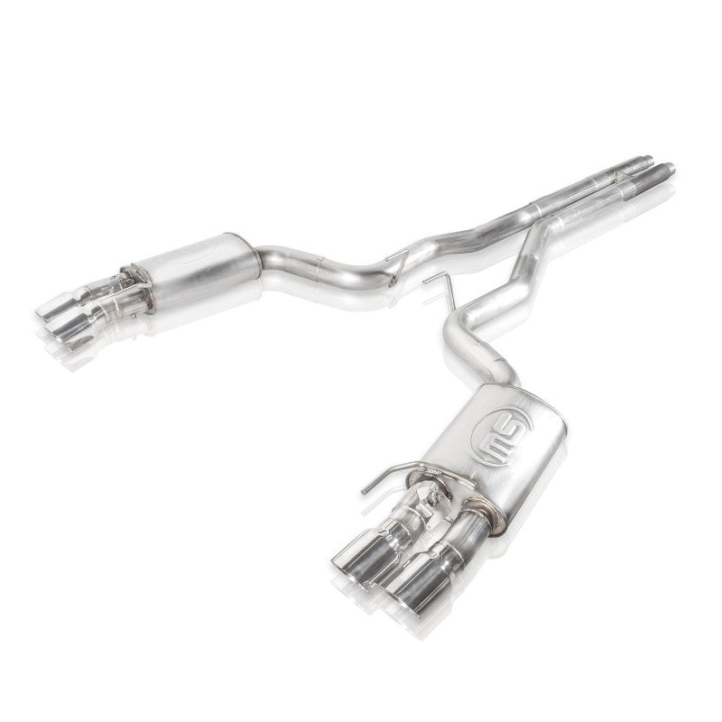 Stainless Works 2018+ Ford Mustang GT 3in Redline Series Catback H-Pipe w/Active Valves & Quad Tips-thumbmail-15