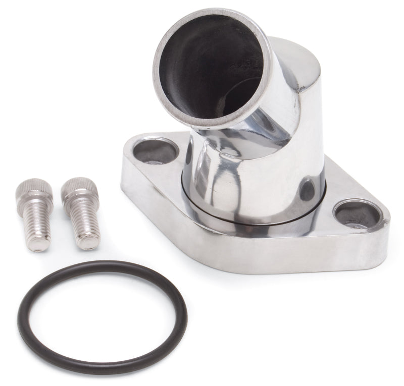 Edelbrock Waterneck Sbc/BBC 45-Degree Two-Piece Cast SwIVel Polished-thumbmail-3