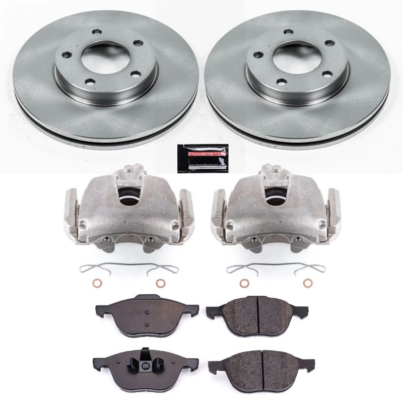 Power Stop 08-13 Mazda 3 Front Autospecialty Brake Kit w/Calipers-thumbmail-1