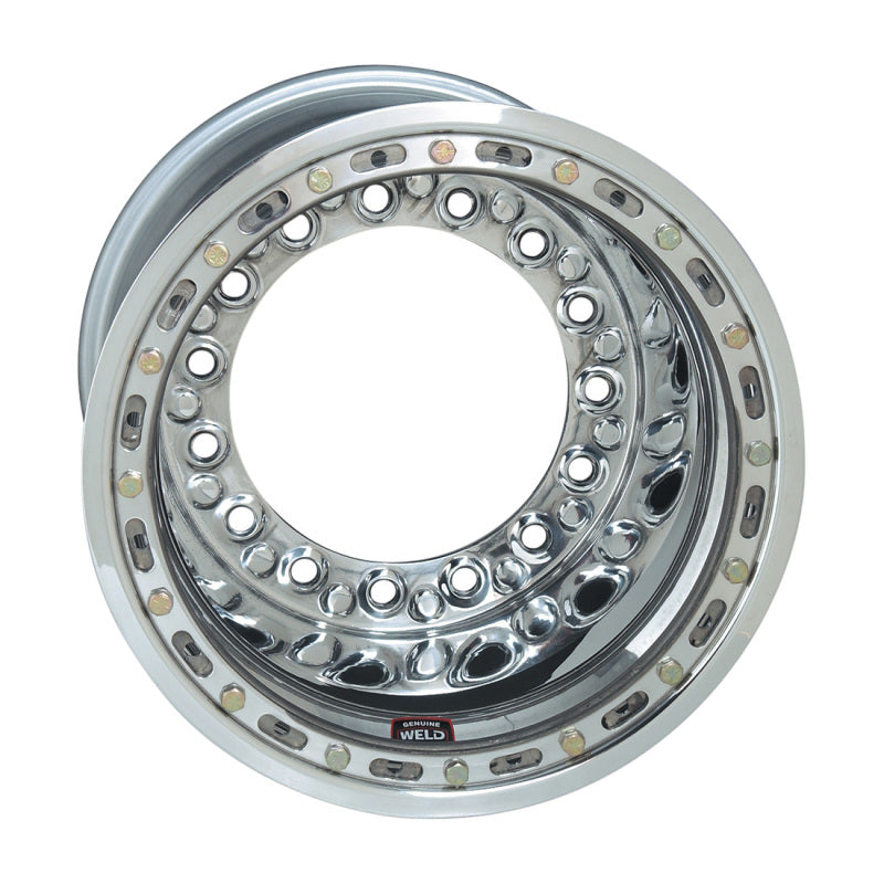 Weld Wide 5 XL Direct Mount 15x14 / 5x10.25 BP / 6in. BS Polished Assembly - Outer Beadlock-thumbmail-1