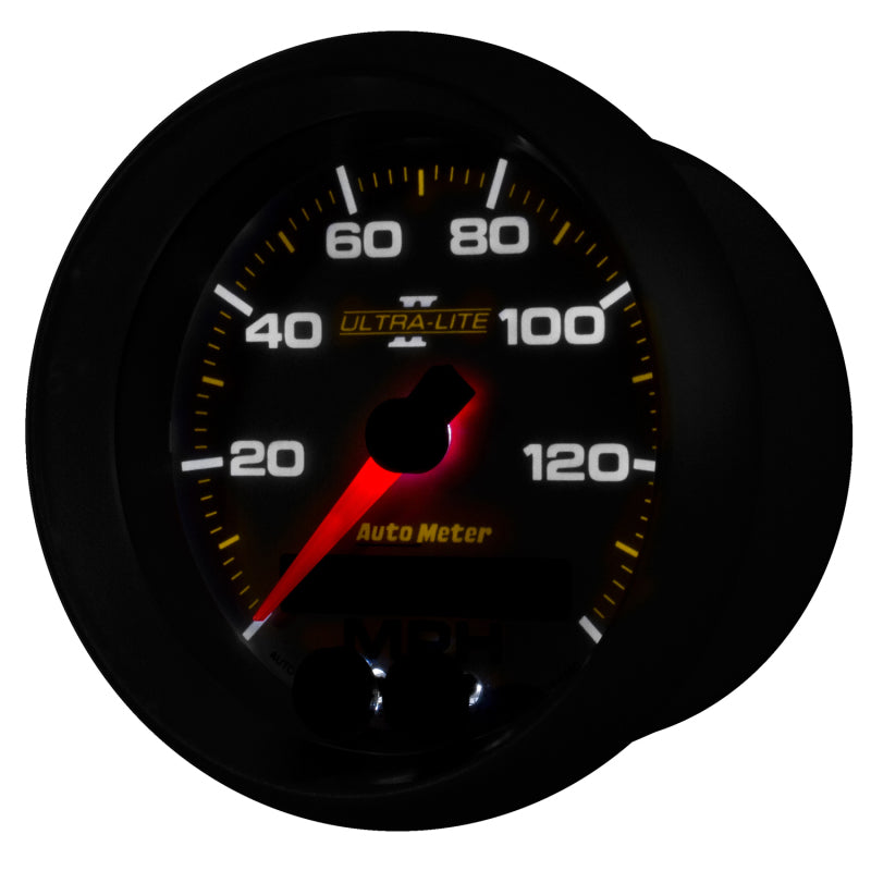 Autometer Ultra-Lite II 3-3/8in 0-140MPH In-Dash Electronic GPS Programmable Speedometer-thumbmail-4