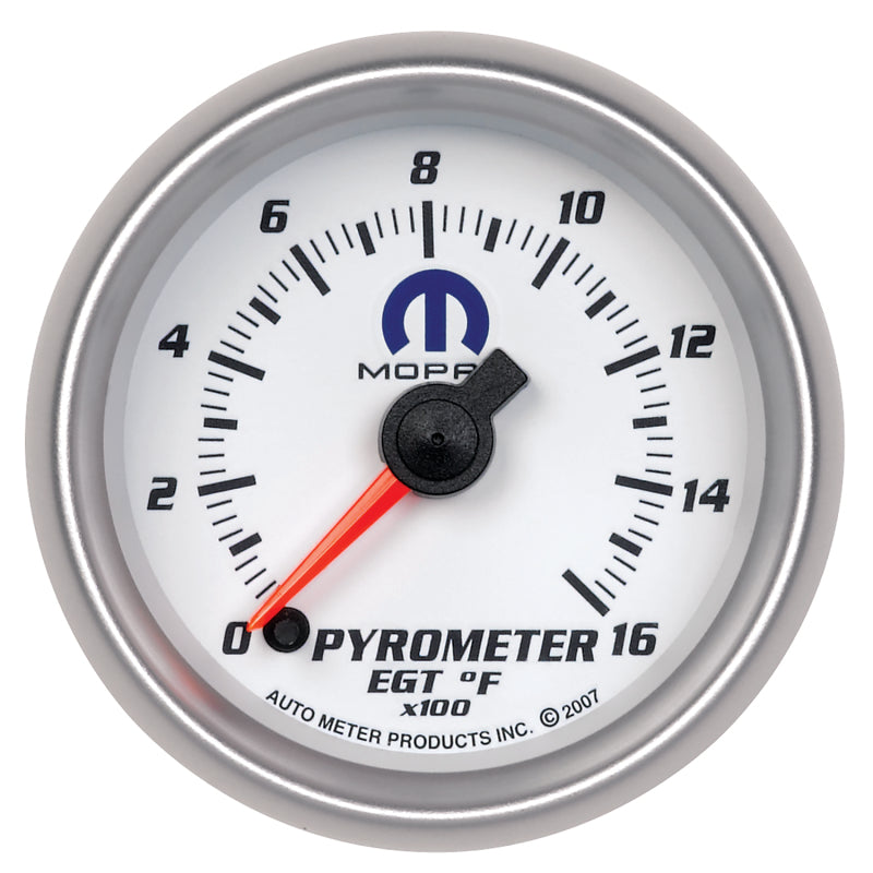 Autometer Mopar 52.4mm SSE 1600 Degree F Pyrometer (EGT) Gauge-thumbmail-1