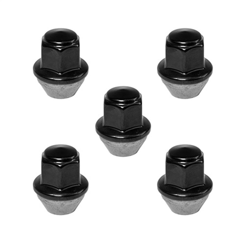 Ford Racing M12 x 1.5 Black Lug Nut - Set of 5-thumbmail-1