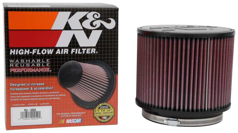 K&N Universal Rubber Filter 6in FLange ID / 7.5in OD / 6in Height / Round Straight-thumbmail-8
