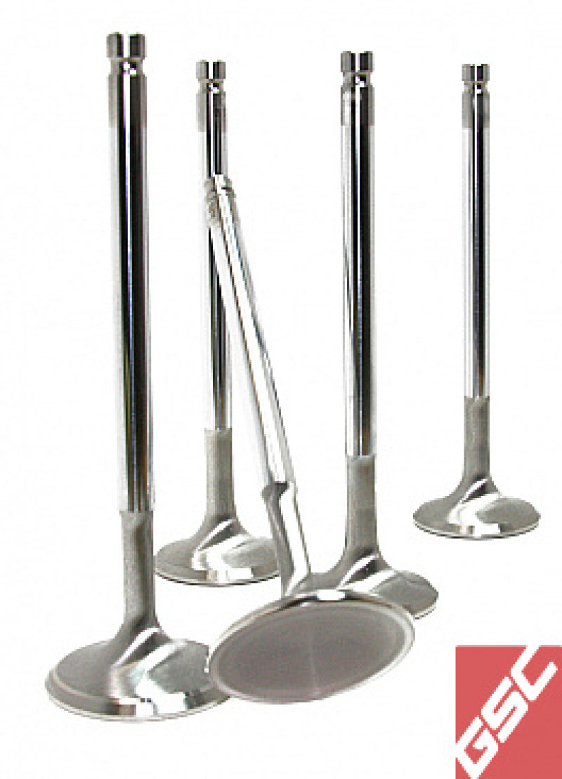 GSC P-D Subaru EJ207/EJ257 Chrome Polished Super Alloy Exhaust Valve - 33mm Head (+1mm) - Set of 50-thumbmail-1
