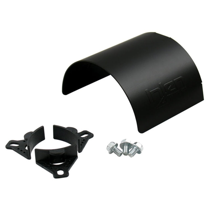 Injen Aluminum Air Filter Heat Shield Universal Fits 3.50 Black-thumbmail-3