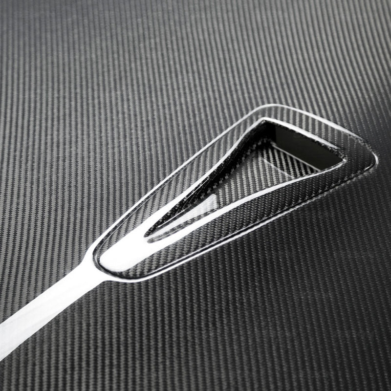 Seibon 09-10 Nissan GTR R35 OEM Carbon Fiber Hood-thumbmail-2