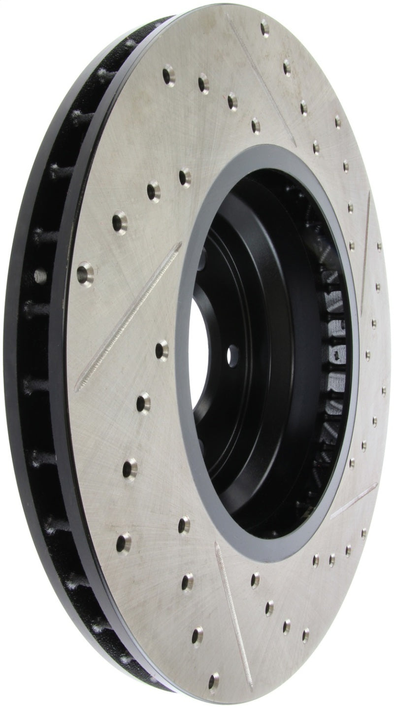 StopTech 07-09 BMW 335 (E90/E92/E93) Slotted & Drilled Right Front Rotor-thumbmail-9
