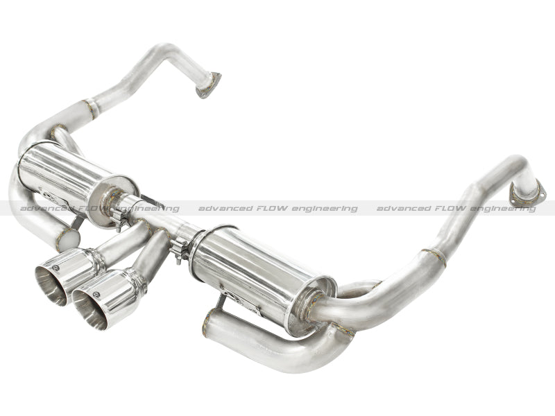 aFe ELITE 05-12 Porsche Boxster S (987.1-987.2) H6 3.4L 304SS Dual Cat-Back w/Dual Polished Tip Exht-thumbmail-1