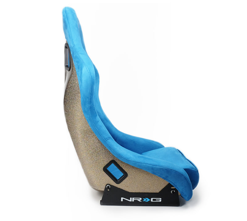 NRG FRP Bucket Seat ULTRA Edition - Medium (Blue Alcantara/Pearlized Back)-thumbmail-4