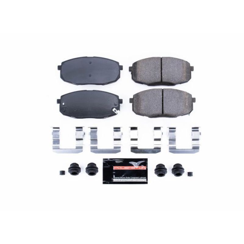 Power Stop 09-12 Hyundai Elantra Front Z23 Evolution Sport Brake Pads w/Hardware-thumbmail-1