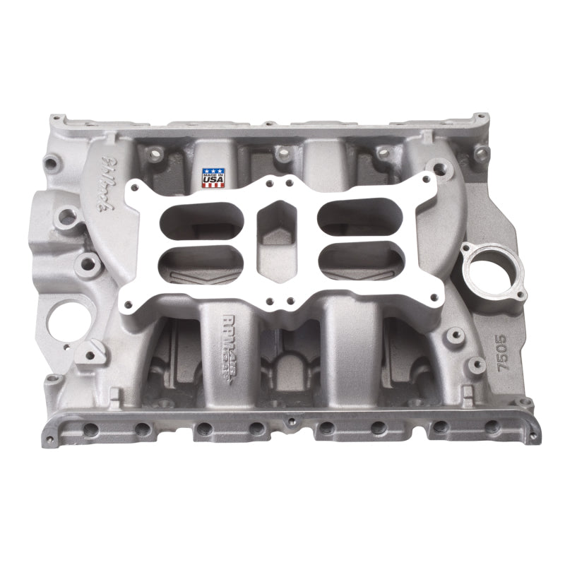 Edelbrock Intake Manifold Ford Perf RPM Dual Quad Fe-thumbmail-1