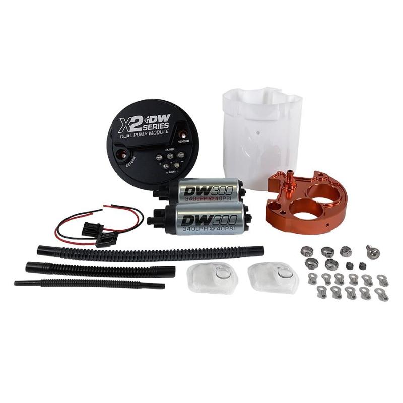 DeatschWerks 08-21 Subaru WRX/STI X2 Series Fuel Pump Module w/ Dual DW300 Pumps-thumbmail-1