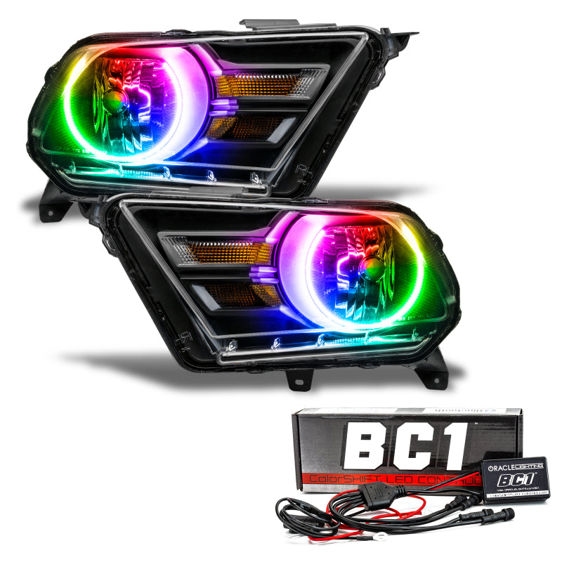 Oracle 10-14 Ford Mustang HL (Non-HID) - ColorSHIFT w/ BC1 Controller-thumbmail-6
