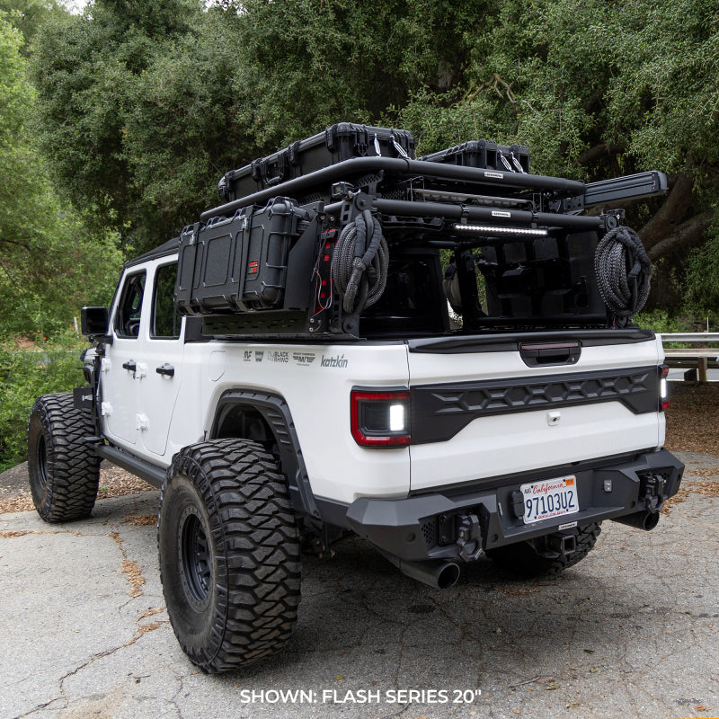 Go Rhino Xplor Flash Series Sgl Multi Function LED Light Bar (Track Mount) 20in. - Blk-thumbmail-8