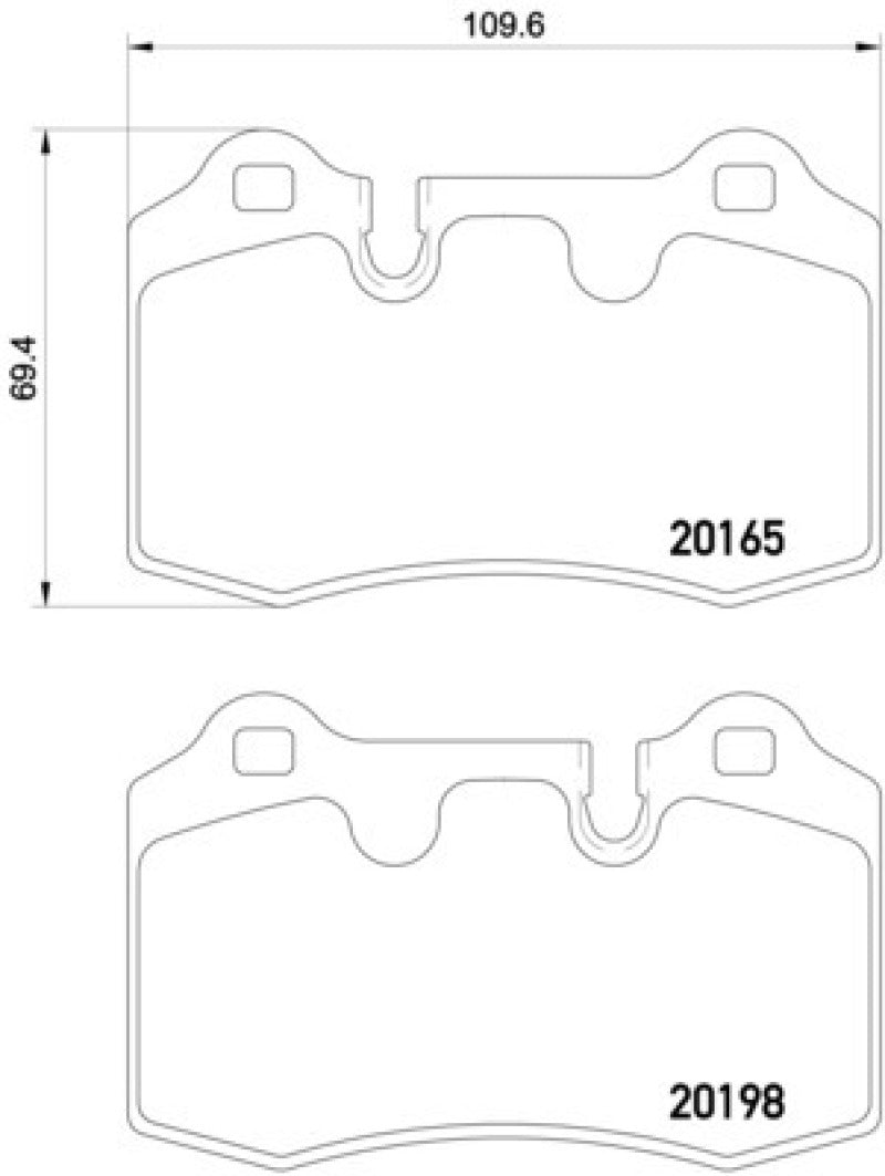 Hella 05-14 Aston Martin DB9 Rear Brake Pad Set-thumbmail-2