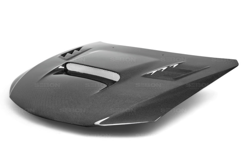 Seibon 08-09 Subaru WRX/STi CW-style Carbon Fiber Hood-thumbmail-3
