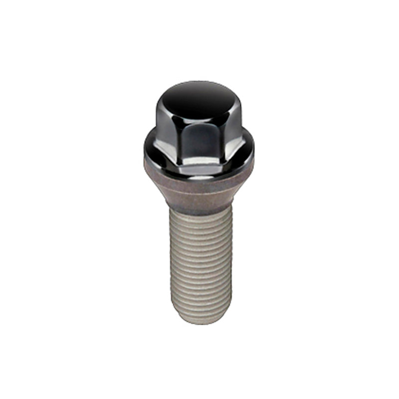 McGard Hex Lug Bolt (Cone Seat) M14X1.25 / 17mm Hex / 27.5mm Shank Length (Box of 50) - Black-thumbmail-2