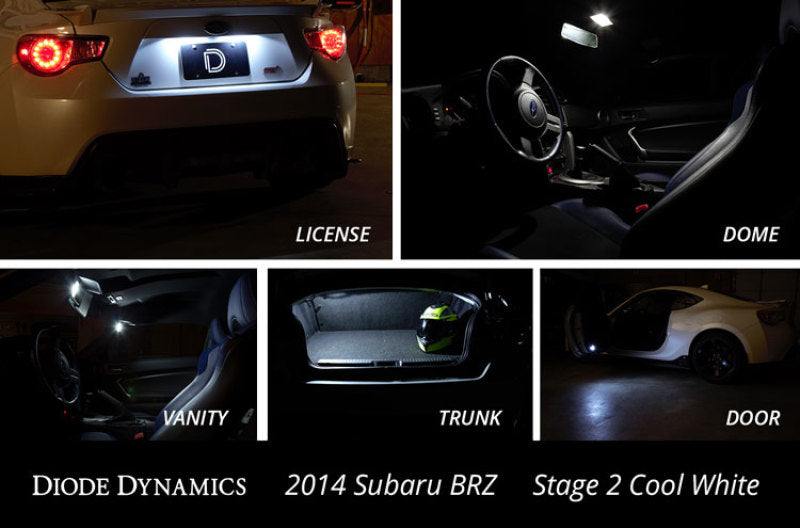 Diode Dynamics Subaru BRZ Interior Kit Stage 2 - Red