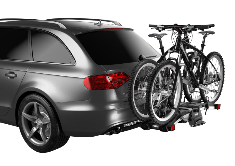 Thule EasyFold XT 2 - Fully Foldable Platform Hitch Bike Rack (Up to 2 Bikes) - Black/Silver-thumbmail-19