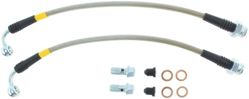 StopTech 07-08 Infiniti G35 Rear Stainless Steel Brake Lines-thumbmail-4