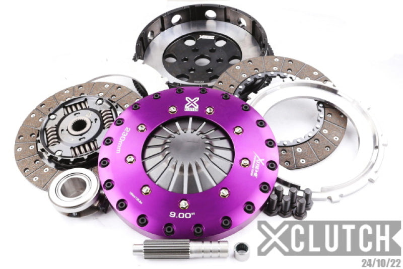 XClutch 06-07 Mazda Mazdaspeed 3 2.3L Turbo 10.5in Twin Sprung Organic Clutch Kit-thumbmail-1