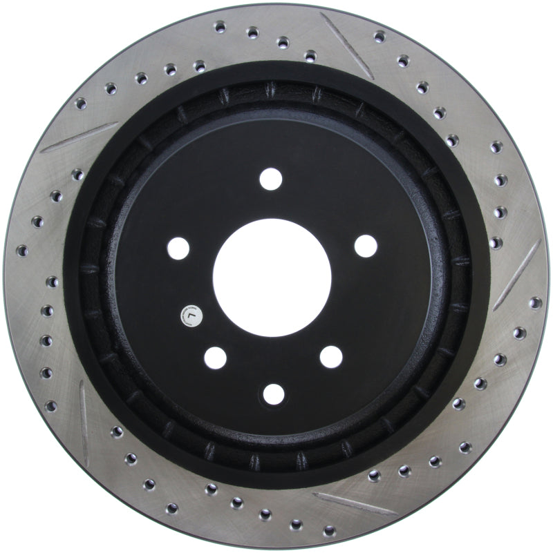 StopTech Infiniti G37 / Nissan 370Z SportStop Slotted & Drilled Rear Left Rotor-thumbmail-6