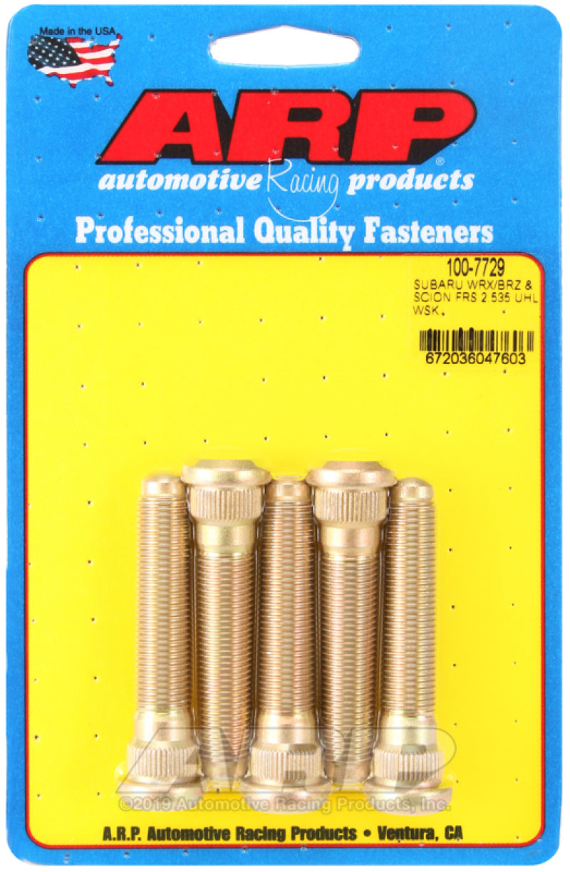 ARP 2015+ Subaru WRX/STI and 13+ BRZ Extended 5 Wheel Stud Kit-thumbmail-2