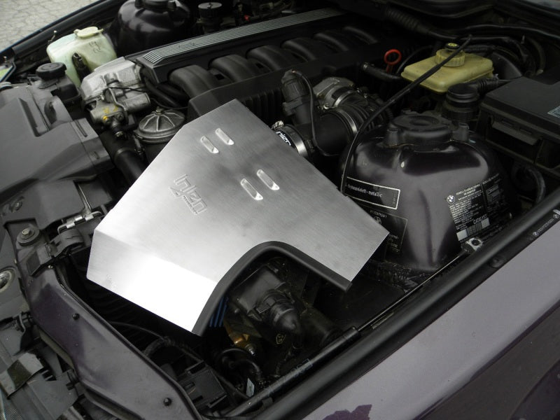 Injen 92-99 BMW E36 323i/325i/328i/M3 3.0L Polished Air Intake w/ Heat-Shield and Louvered Top Cover-thumbmail-7
