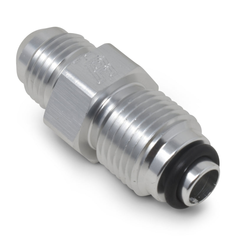Russell Performance -6 AN (male to 9/16in-18 O-ring seal) Power Steering Adapter. Clear anodized-thumbmail-9