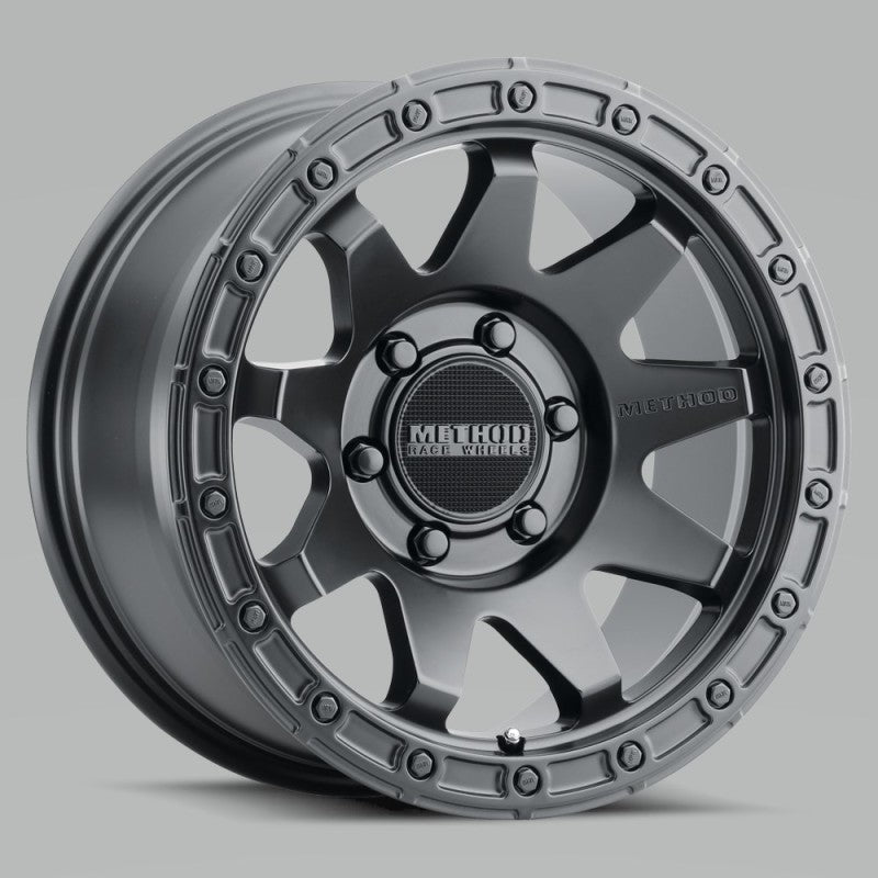 Method MR317 18x9 +3mm Offset 6x5.5 106.25mm CB Matte Black Wheel-thumbmail-2