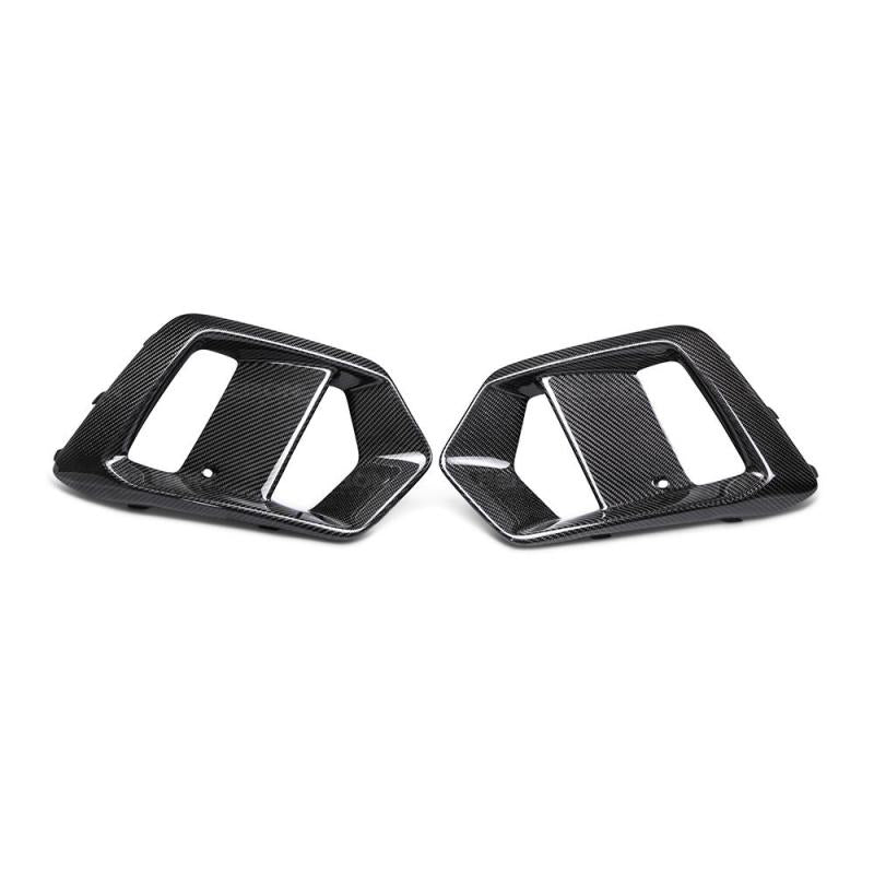 Seibon 16-18 Ford Focus RS Carbon Fiber Fog Light Surrounds-thumbmail-3